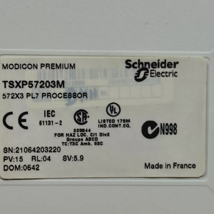 TSXP57203M Automation SA processor module Schneider