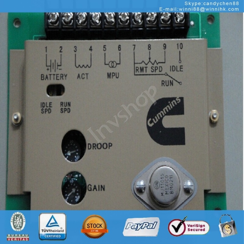 new Speed control board 4913988 Generator Gensets