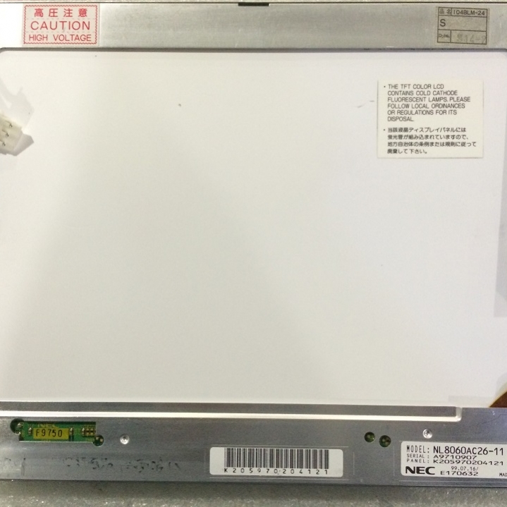 industrielle verwendung nl8060ac26-11 neue 10,4 800 * 600 tft lcdpanel