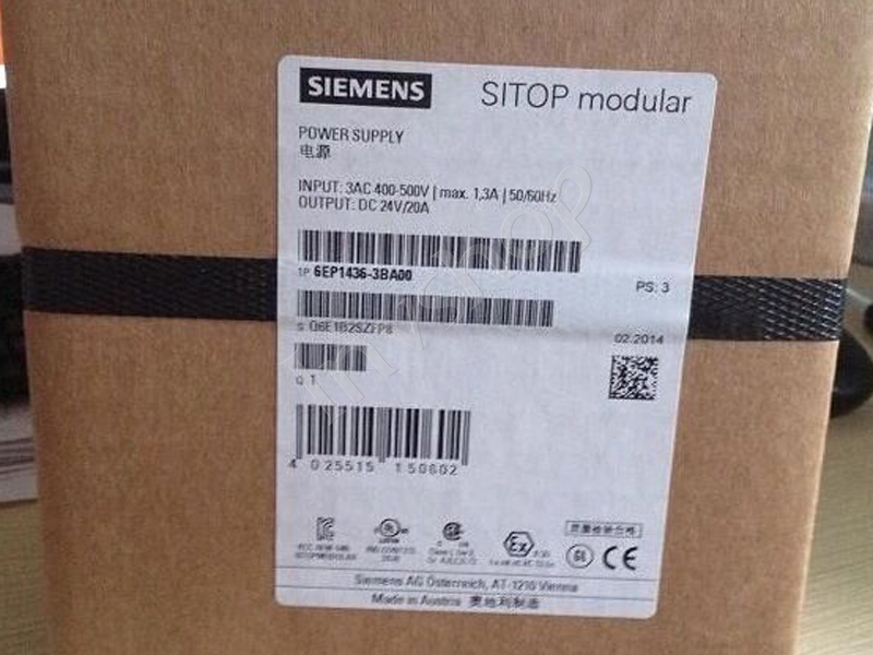 Power supply 20A Sitop modular 20A 3ph 6EP1436-3BA00