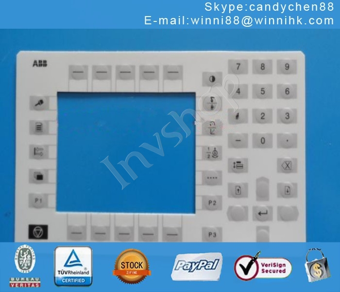 FREE SHIP For ABB 3HNM05345-1 NEW Pendan Membrane Keypad 00KP2 Teach Pendant