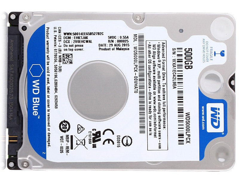 WD5000LPCX hard disk for Laptop