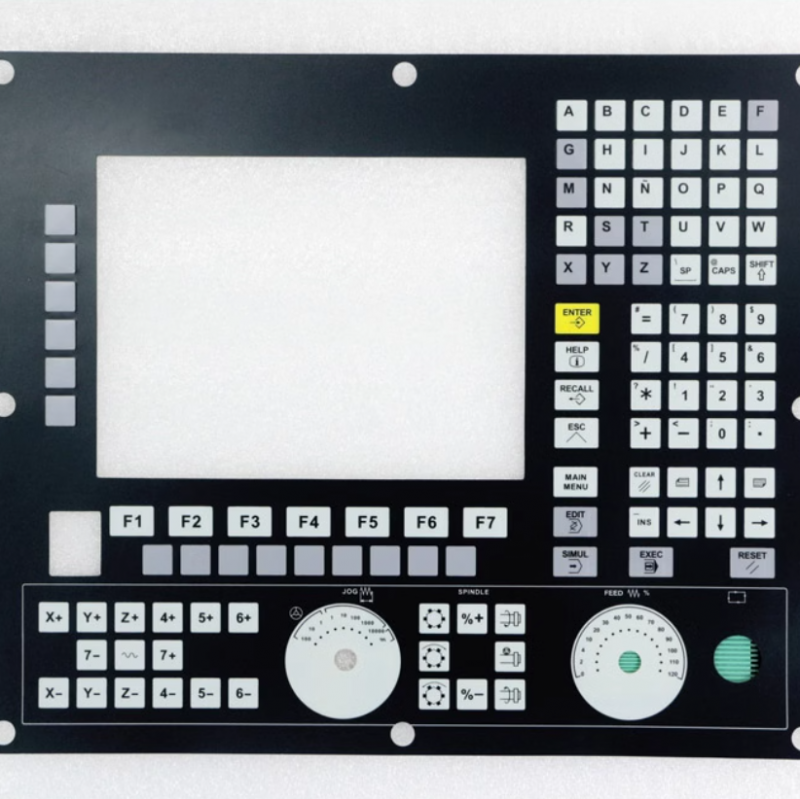 Membrane keypad for FAGOR 8050/55 CNC system key panel