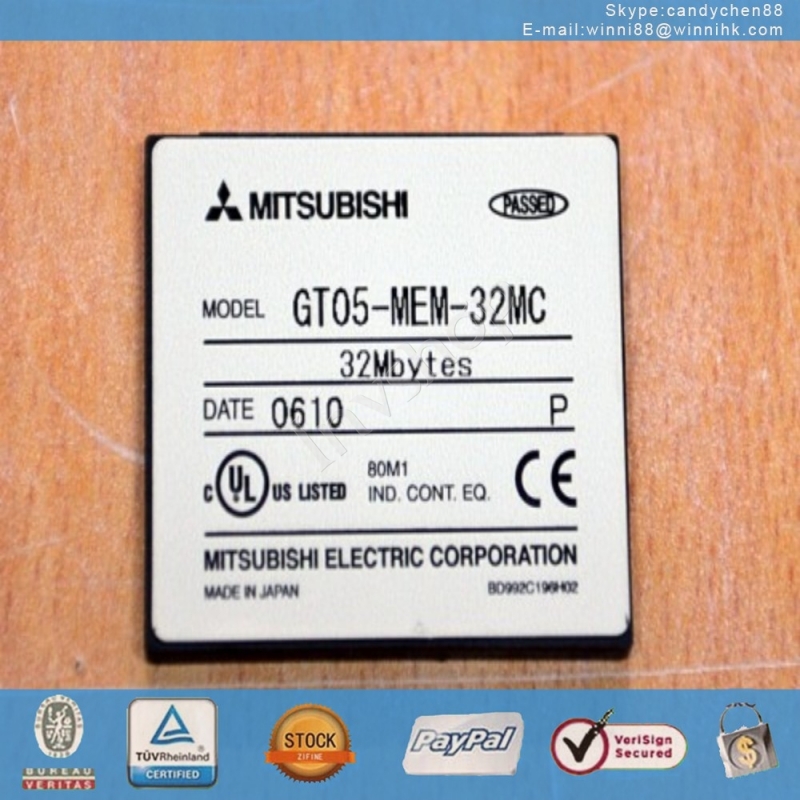 for Mitsubishi Used GT05-MEM-32MC memory card 60 days warranty