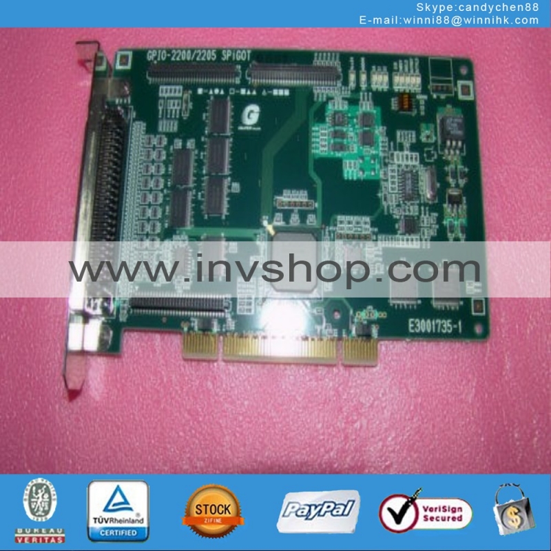 SPiGOT GPIO-2200/2205 CARD E3001735-1 PCI 60 days warranty