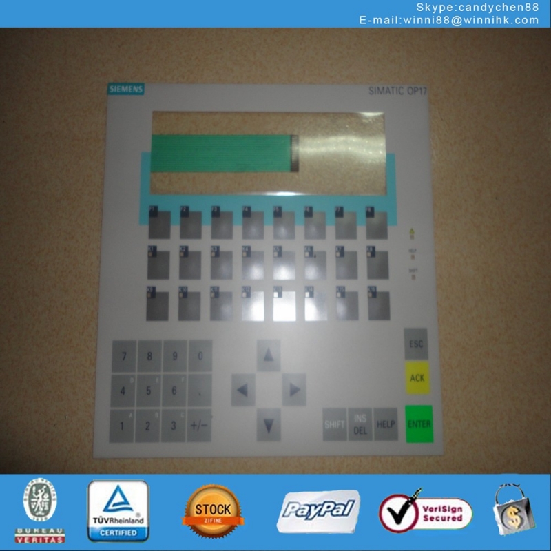 Membrane Keypad for Industrial monitor SIMATIC OP17 6AV3617-1JC20-0AX1