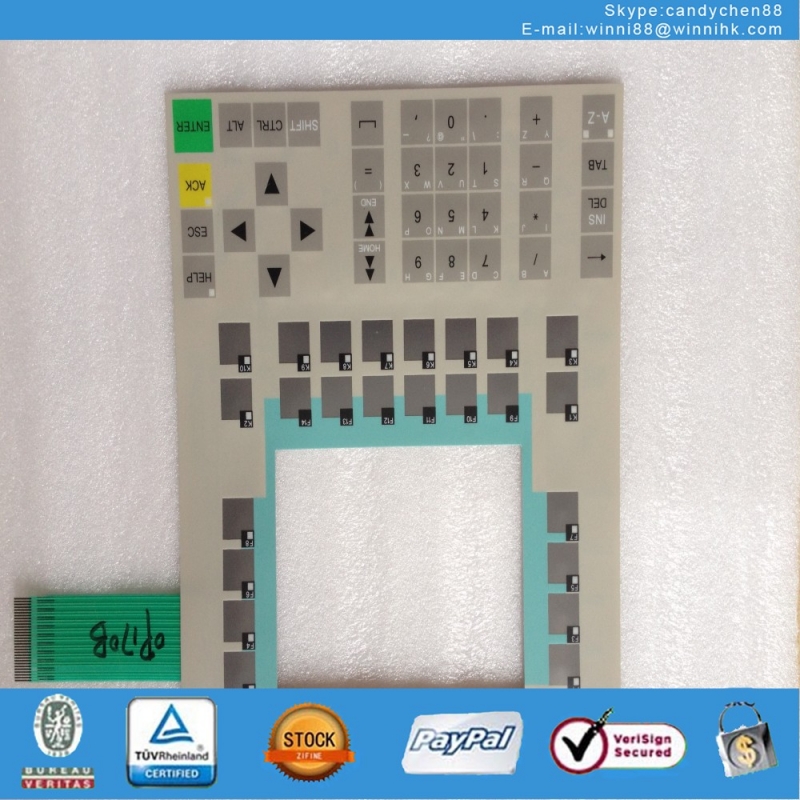Membrane Keypad for Industrial monitor SIMATIC OP170B 6AV6 542-0BB15-2AX0