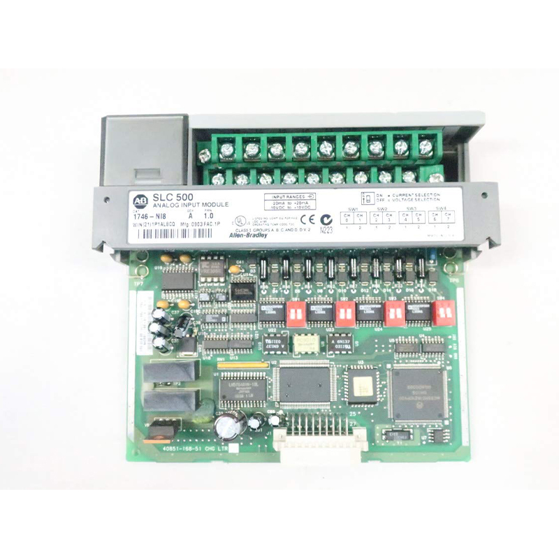 Allen Bradley 1746-NI8 SER Ein SLC 500 Slot Modulares Chassis Qualitätsprodukt