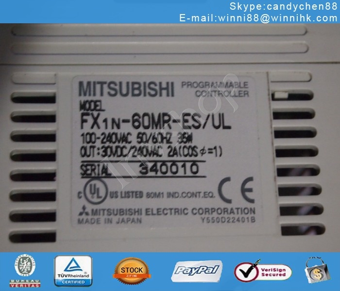 new mitsubishi FX1N-60MR-ES/UL programmable controller