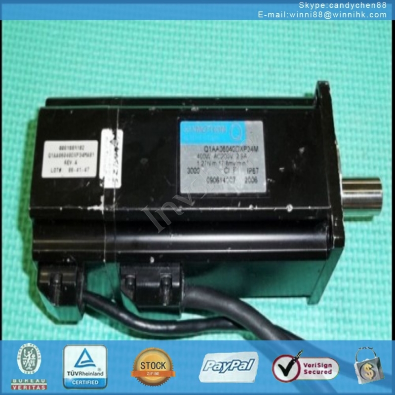 Q1AA06040DXP34M for Sanyo servo motor 60 days warranty