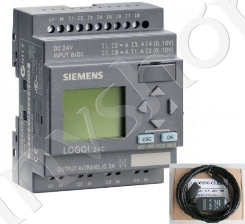 Siemens 6ED1 052-1CC01-0BA6 NEW Cable 24C + LOGO USB 60 days warranty