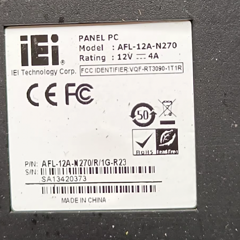 IEI-AFL-12A-N270 iEi Industrial Tablet