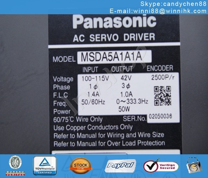 Panasonic MSDA5A1A1A MotorÂ Driver
