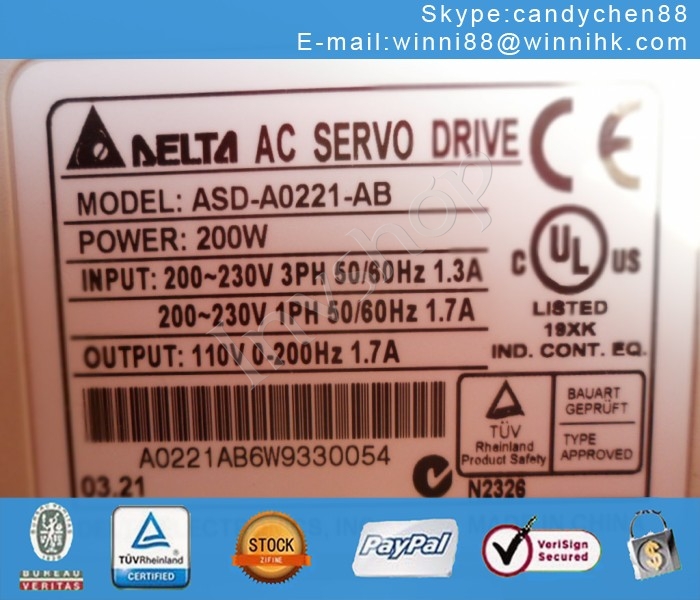 Delta ASD-A0221-AB USED servo drive