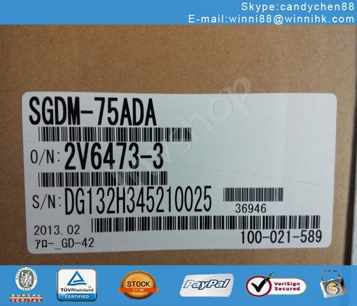 new yaskawa sgdm-75ada Servo drive