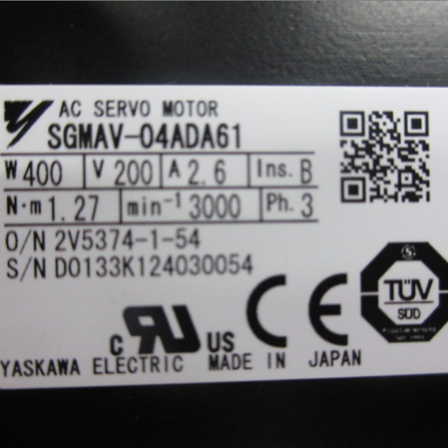 YASKAWA SGMAV-04ADA61 New Servo motor