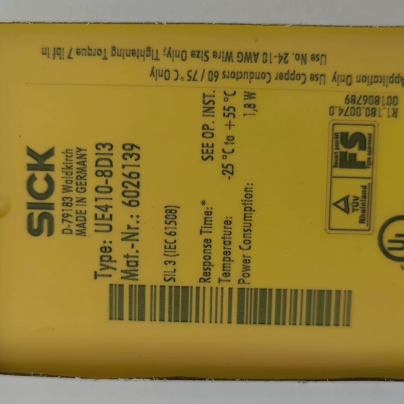 UE410-8DI3 SICK Thicke safety relay