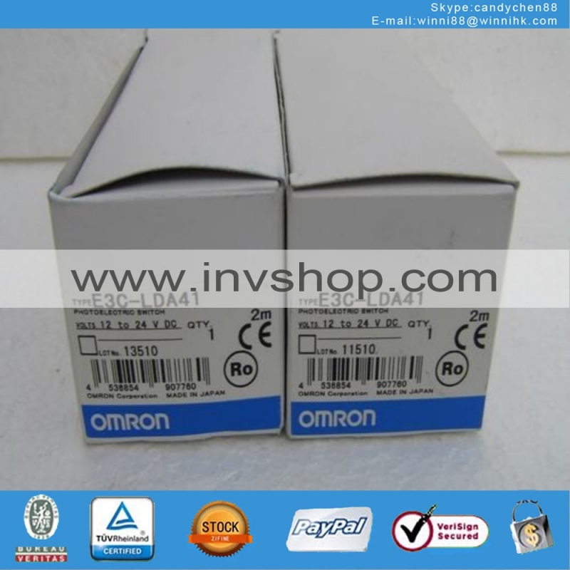 E3C-LDA41 12-24VDC NEW OMRON Photoelectric Switch IN BOX