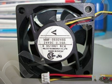 60*60*25mm NEW MMF-06D24DS-RCA Fan 24V 0.09A 00K 60 Days Warranty