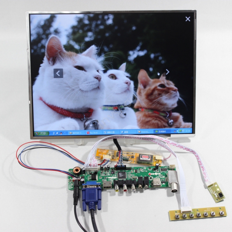 Good Quality for LTN141XF LCD Panel 14.1inch 1024x768+LVDS Cable+Inverter Board +Keyboard with Wire