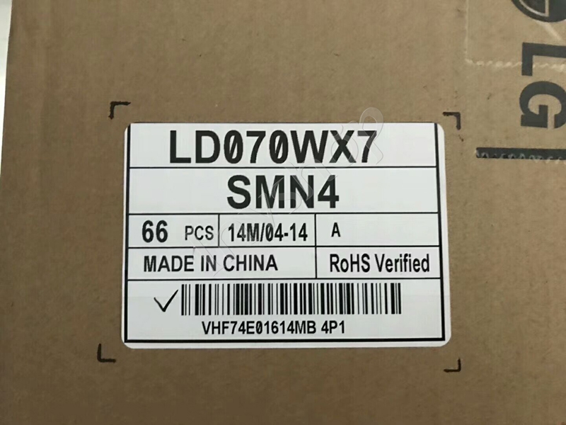 LD070WX7-SMN4 7.0 inch 800*1280 LCD PANEL