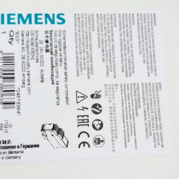 new Siemens 3TK2822-1CB30 relay