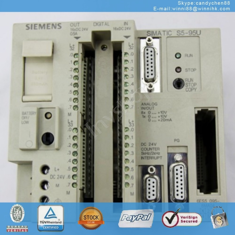 PLC Used 6ES5095-8MA04 for SIEMENS 60 days warranty