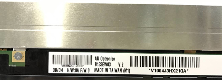 B133EW03 V.2 label