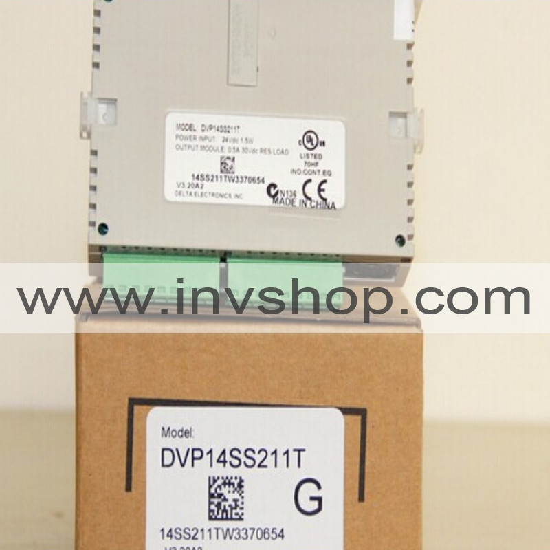 Original new DVP14SS211T Delta PLC 24VDC 8DI 6DO transistor