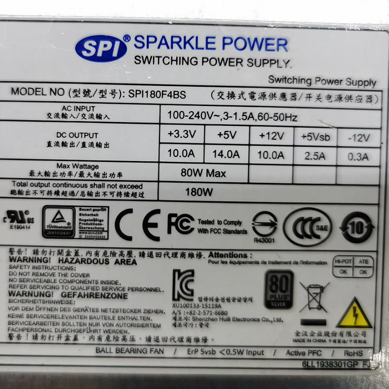 SPI180F4BS Switching power supply