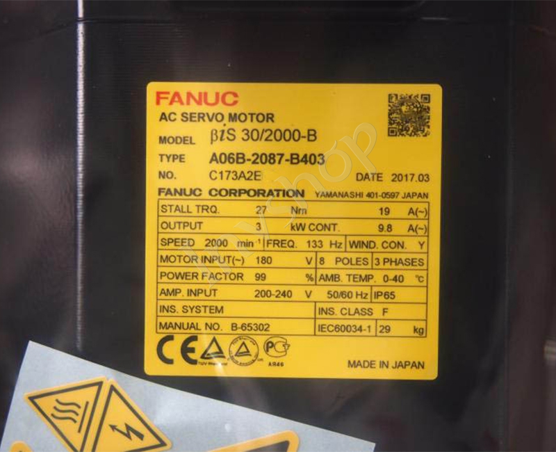 A06B-2087-B403 Fanuc AC Servo motor