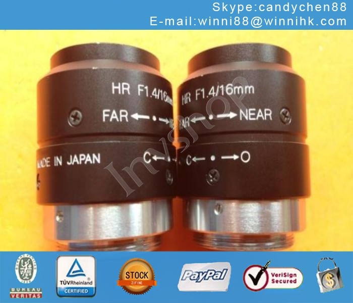 high-resolution lens USED CA-LH16 HR F1.4 / 16MM KEYENCE 1PC