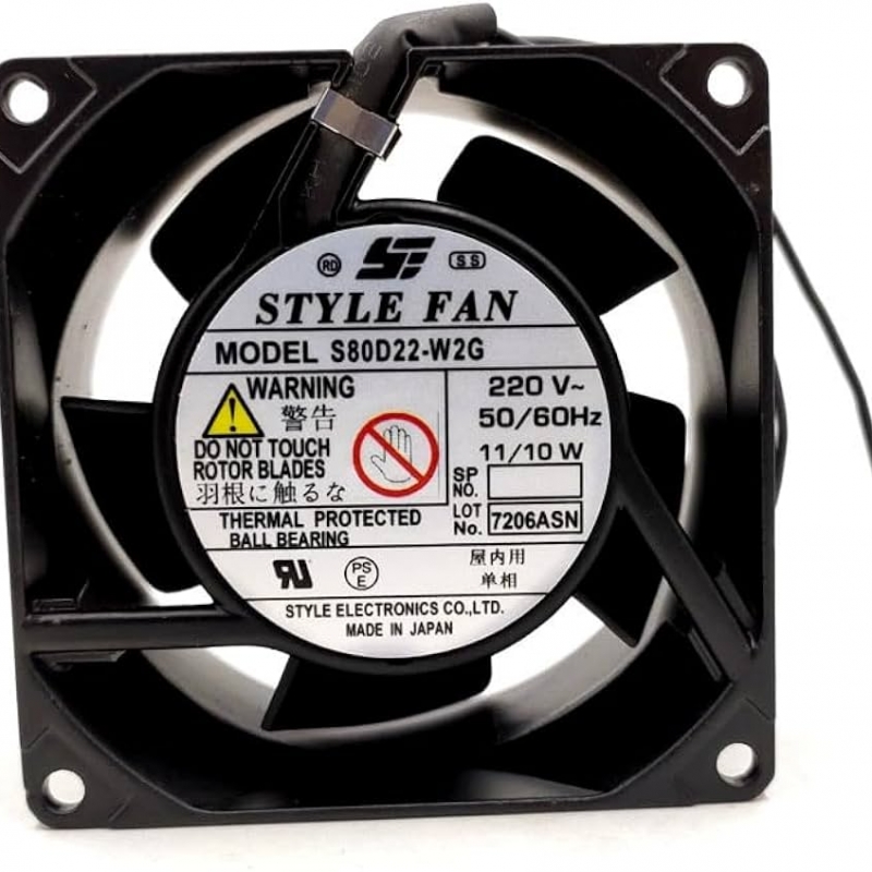 S80D22-W2G 220V11/10W original all-metal high temperature resistant fan imported from Japan