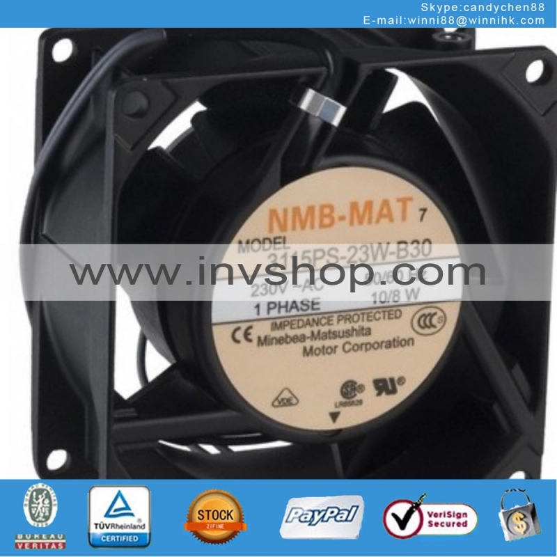 new NMB-MAT 3115PS-23W-B30 fan 80*80*38mm 230V
