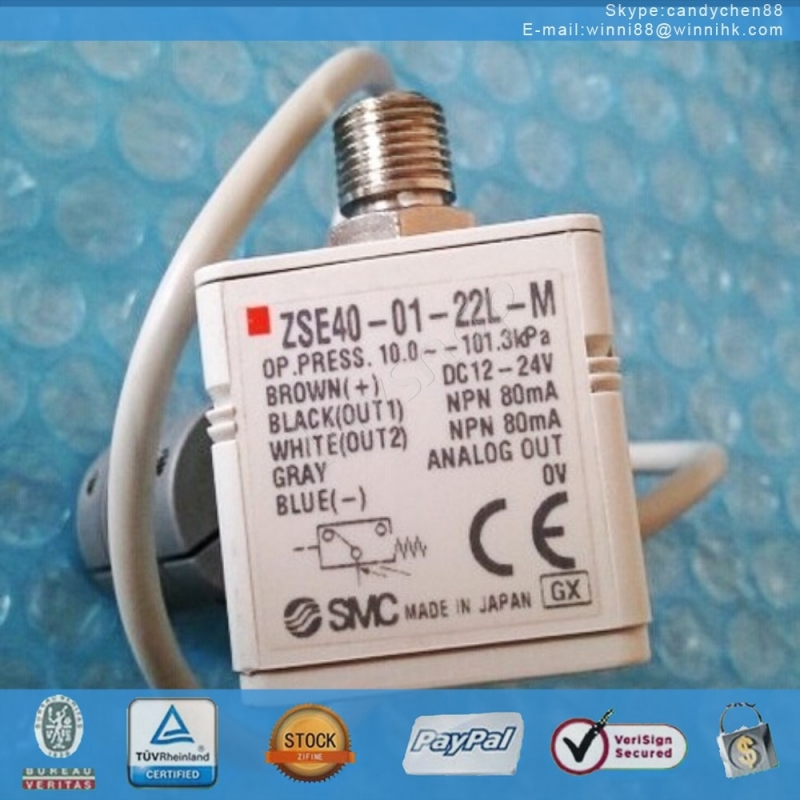 for SMC New ZSE40-01-22L-M switch 60 days warranty