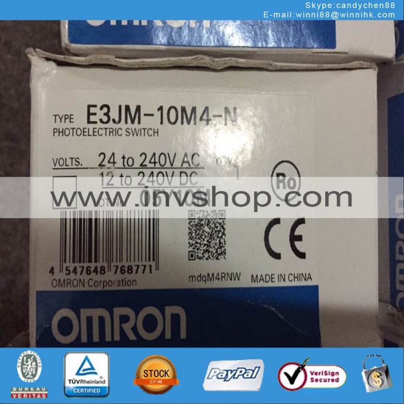 New E3JM-10M4-N Omron photoelectric sensor