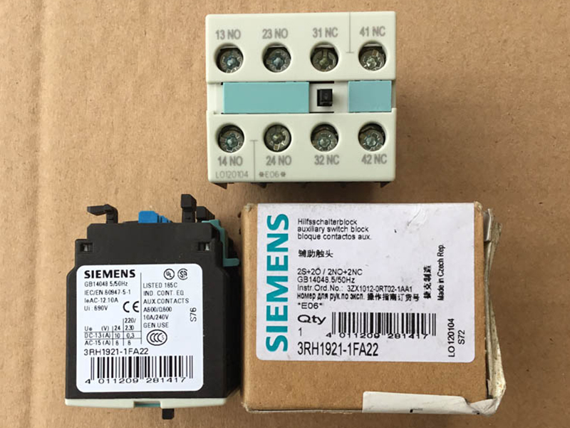 Siemens Hilfskontakt 3RH19211FA22