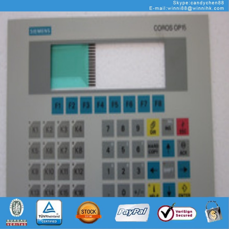Membrane Keypad for Siemens OP15-C1 6AV3515-1MA20-1AA0