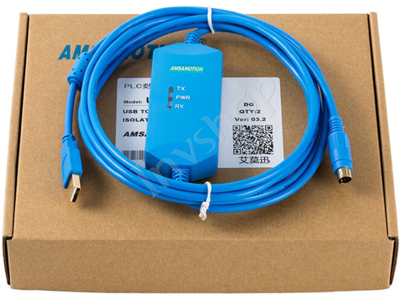 PLC Programming Cable for Mitsubishi Q series USB-QC30R2
