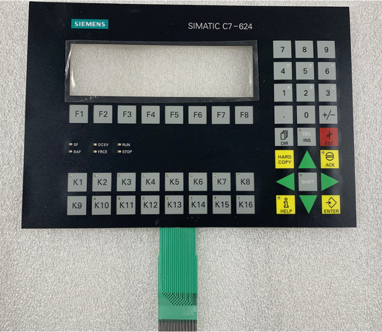 Siemens C7-624 6ES7624-1AE00-0AE3 Keypad Membrane