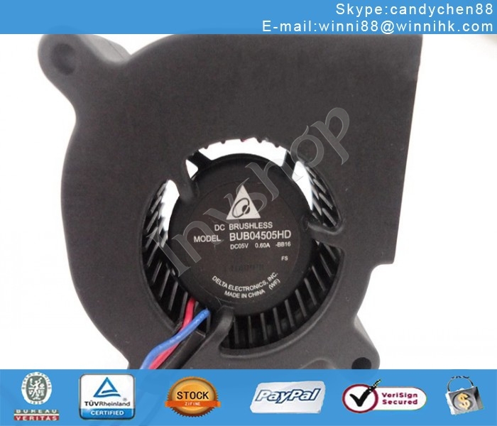 new Delta BUB04505HD fan 45*20mm DC05V 0.60A 3pin