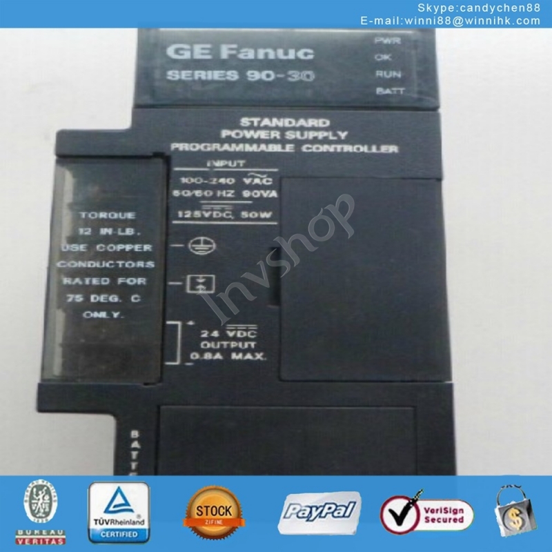 GE Used IC693PWR321U PLC for FANUC 60 days warranty