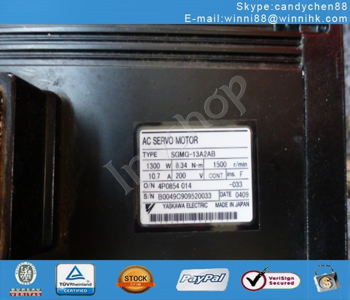 Yaskawa SGMG-13A2AB Used AC Tested Servo Motor