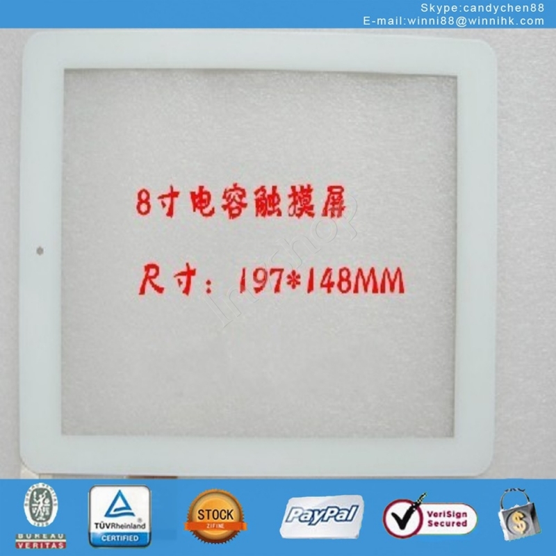 Digitizer Glass New PB80JG8867 White Tablet PC P88S 8