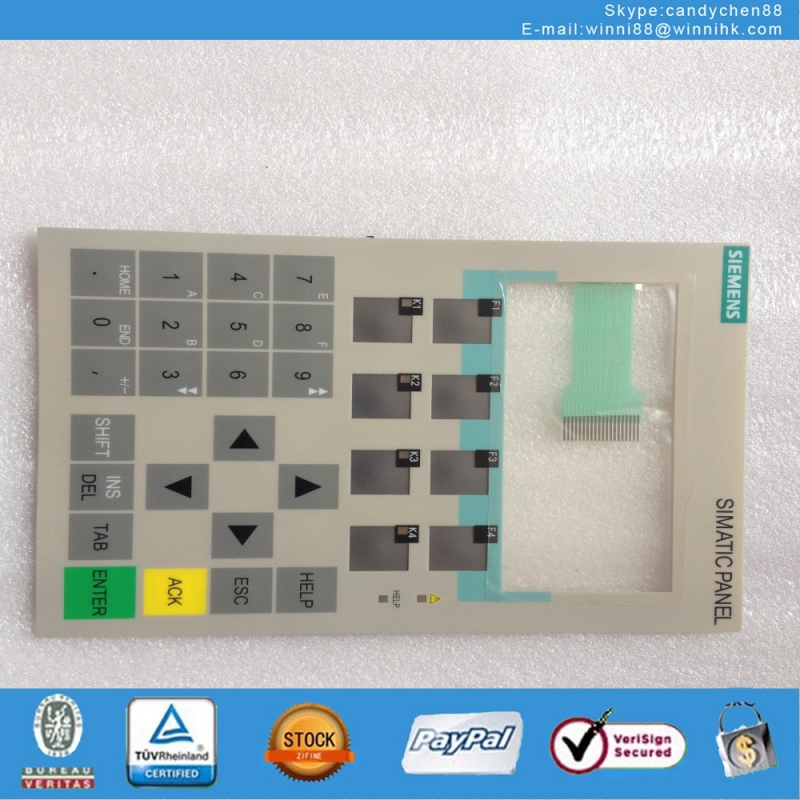 Membrane Keypad for Industrial monitor Siemens OP77B 6AV6641-0CA01-0AX0