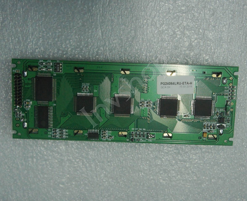 New STN LCD Screen Display Panel 5.2inch 240*64 PG24064LRU-ETA-H for POWERTIP