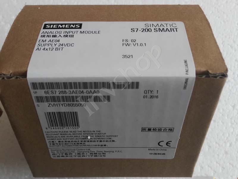 6es7288-3ae04-0aa0 s7-200smart siemens plc modul