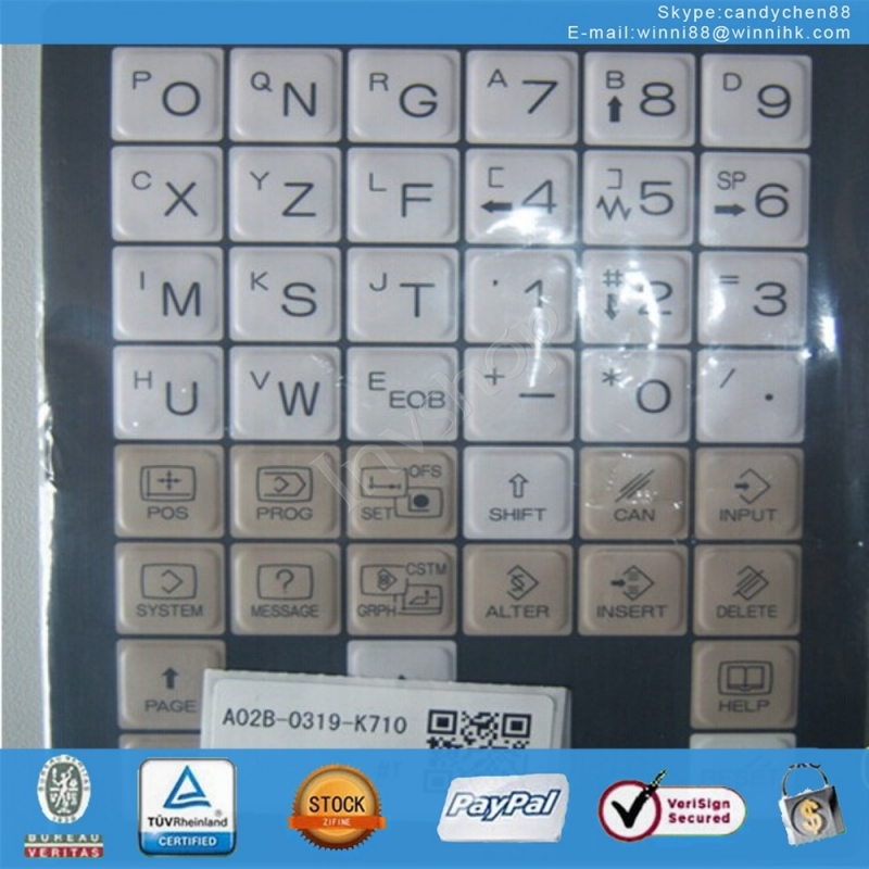 A02B-0319-K710#T FANUC Membrane Keypad