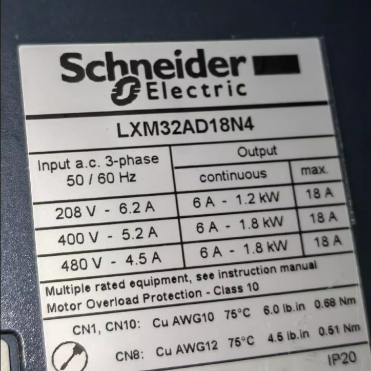 LXM32AD18N4 FOR Schneider servo drive