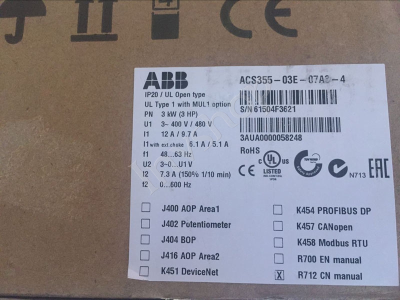 ACS355-03E-07A3-4 ABB Frequency converter